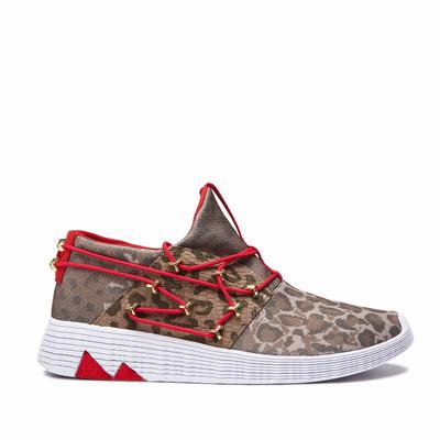 Férfi Supra MALLI Tornacipő HU319502 Leopárd/Piros